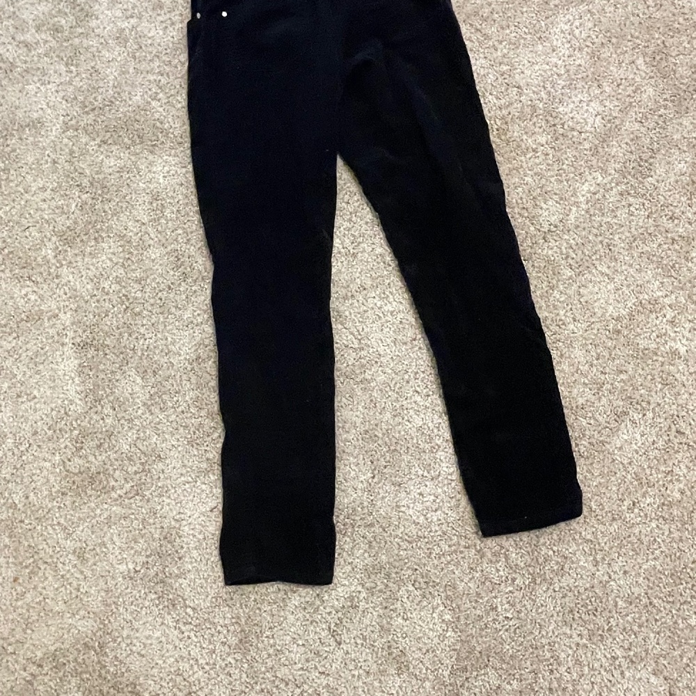 Women's Corduory Black Skinny leg jeans